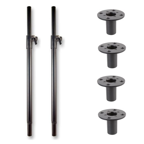 Adjustable speaker sub top hat - top,